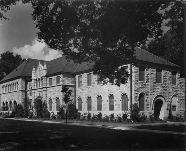 The Norman Mayer Memorial Building, the first dedicated home of the College of Commerce, was completed in 1942.