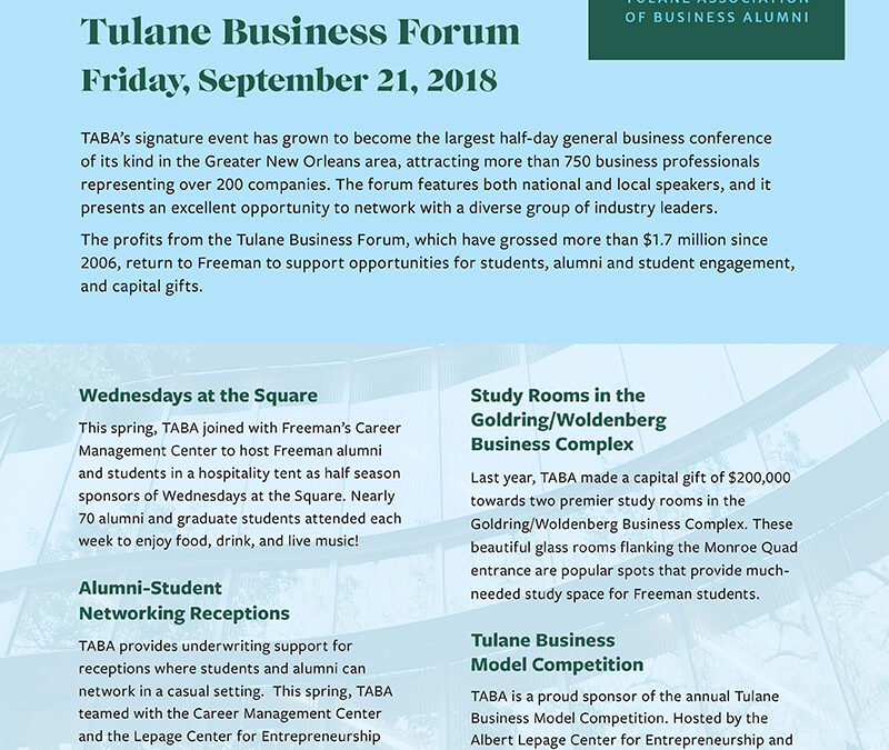 News from TABA